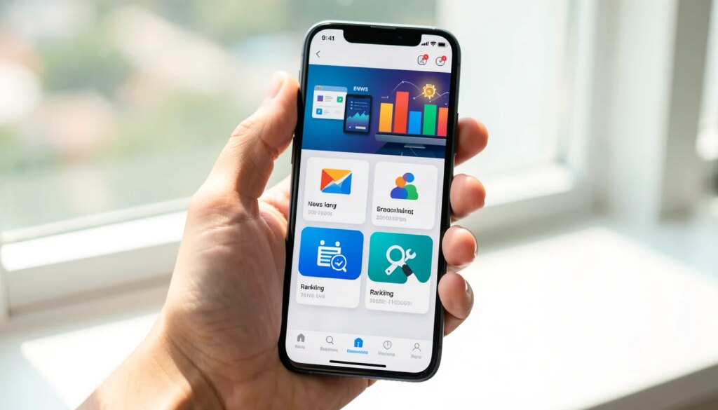 Aplicativo desenvolvido pelo SWEN.AI busca facilitar o acesso às principais tecnologias de inteligência artificial Aplicativo SWEN.AI sendo usado em um smartphone.